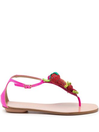 Aquazzura Sandali Strawberry Punch con decorazione - Rosa