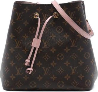 Louis Vuitton Pre-owned Neonoe Bucket Bag - Dames - Vintage Tas - Bruin - ONE Size - Leer - Vintage