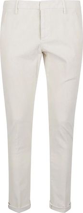 Dondup Gaubert Pant - Heren - Slim Fit Broeken - Wit - W34 - Katoen - Broeken