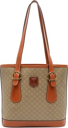 Celine Pre-owned Womens Vintage Tote Bag - Sage Green Textile - One Size