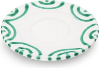 Gmundner Keramik Gmundner Cer&aacute;mica Plato Verde Flameado Espresso (&oslash; 11cm)