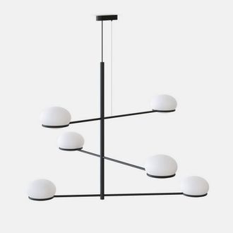 Netlighting Coco Multi Arm Pendant Black White E14 Special Offer