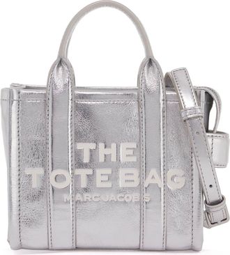 Marc Jacobs The Metallic Leather Crossbody Tote Bag