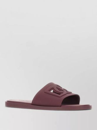 Dolce & Gabbana rubber slides sandals open toe design