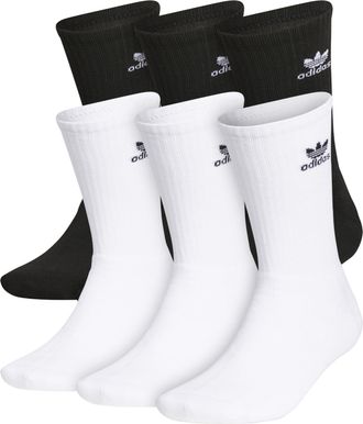 adidas Originals Trefoil Crew Socks (6-Pair)