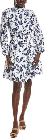 1.State 1.State Smocked Neck Mini Dress