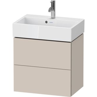 Duravit L-cube Mueble De Ba&ntilde;o De Pared Compact, 2 Cajones, Ancho: - Duravit
