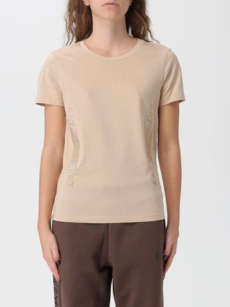 Emporio Armani T-Shirt EA7 Woman color Beige