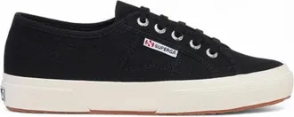 Superga Canvas Veters Rubberen Zool Sneakers - Heren - Sneakers - Zwart - 42 1/2 EU - Schoenen