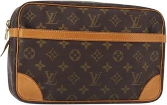 Louis Vuitton Pre-owned Clutches, female, Brown, Size: ONE SIZE Pre-owned Vintage Clutch
