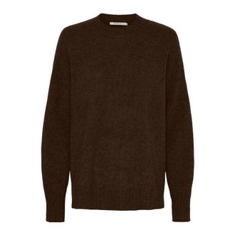 BTF-CPH Btfcph - Ronde hals Yak Breiwerk - Dames - Truien - Bruin - Maat: XL Wol