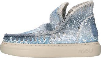 Mou Eskimo Ankle Boot - Dames - Winterlaarzen - Blauw - 40 EU - Leer - Schoenen