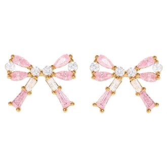 Girls Crew Chass Bow Stud Earrings in Gold at Nordstrom