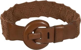 Gavazzeni Naxos Taille Riem - Dames - Riemen - Bruin - 75 CM - Accessoires