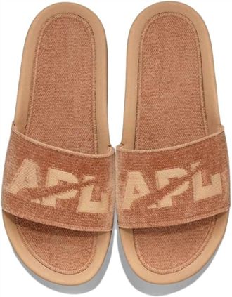 Athletic Propulsion Labs Mens Techloom Velvet Slide In Caramel