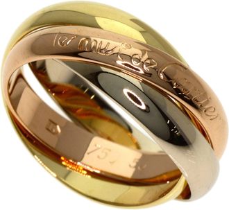 Cartier Yellow Gold (18K) Pink Gold (18K) White Gold (18K) Band Ring (Pre-Owned)