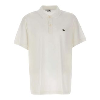 Lacoste Polo Shirts, male, White, Size: 3XL Regular Fit Cotton Pima Polo Shirt
