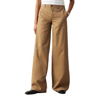 Levi's Dames Big Yikes Wijde Pantalon Chinos (Ermine)