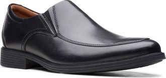 Clarks Whiddon Step Slip-On Loafer - Wide Width Available in Black Leather at Nordstrom Rack, Size 11.5