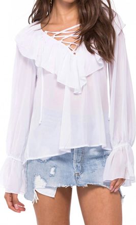 Show me your Mumu Elton Top In White