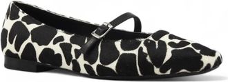Frau Ballerina - Dames - Ballerinas - Zwart - 40 EU - Leer - Schoenen