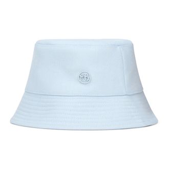 Ruslan Baginskiy Hats, female, Blue, Size: ONE SIZE Logo-embroidered Bucket Hat