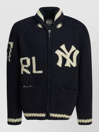 Polo Ralph Lauren new york yankees logo knit cardigan