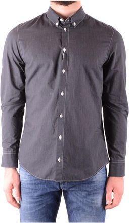 Armani Stijlvolle Overhemden - Heren - Casual Overhemden - Grijs - M - Overhemden
