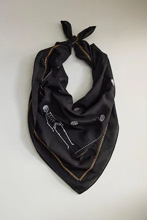 Terrain Embroidered Skeleton Bandana