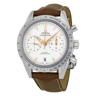Omega Pre-owned Omega Speedmaster Chronograph Tachymeter Silver Dial Mens Watch 331.12.42.51.02.002