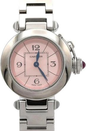 Cartier Pre-owned Stainless Steel watches - Dames - Vintage Horloges - Roze - ONE Size - Vintage