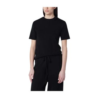 Entire studios T-Shirts, female, Black, Size: XS Slim Knit Tee