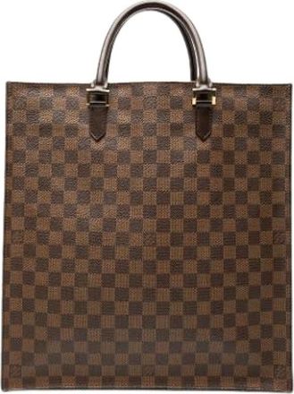 Louis Vuitton Pre-owned Tote Bags, female, Brown, Size: ONE SIZE Pre-owned The Sac Plat