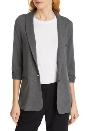 Joie Neville Knit Blazer in Dark Heather Grey at Nordstrom Rack, Size X-Small