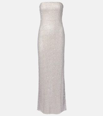 SIMKHAI Xyla sequined gown