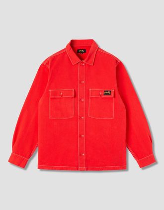 Stan Ray Mens CPO Shirt - Red - Size: 38/Regular