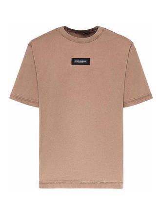Dolce & Gabbana Cotton Jersey T-Shirt With Logo
