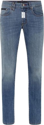 Philipp Plein Denim Broeken Super Fit - Heren - Slim Fit Jeans - Blauw - W30 - Denim - Jeans
