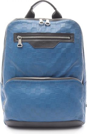 Louis Vuitton Black Blue Infini Damier Infini Backpack (Pre-Owned)