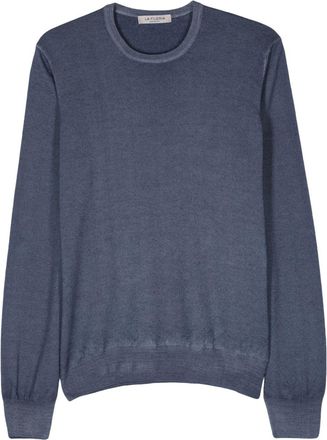 La Fileria fine-knit jumper - men - Virgin Wool - 58 - Blue