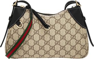 Gucci Gg Emblem Small Leather Shoulder Bag