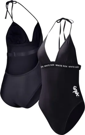 G-III 4Her by Carl Banks Womens G-III 4Her by Carl Banks Black Chicago White Sox Full Count One-Piece Swimsuit at Nordstrom, Size Xx-Large