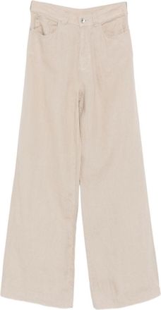 Emporio Armani Womens Linen Trousers