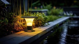Garza Aplique Led Solar 2000lm Sensor Crepuscular - 2000lm