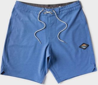 Vissla Mens Solid Sets 18.5 Boardshorts In Blue