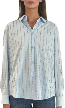 Saint Barth Meredith Shirt - Dames - Overhemden - Blauw - M - Katoen - Overhemden