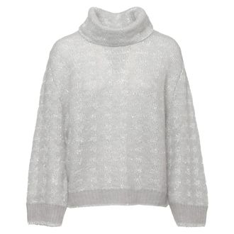 PANICALE Maglione Girocollo in Misto Alpaca - - Knitwear - Donna - Bianco - XS
