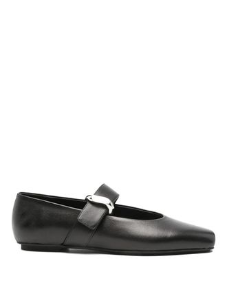 Emporio Armani Leather Ballet Flats