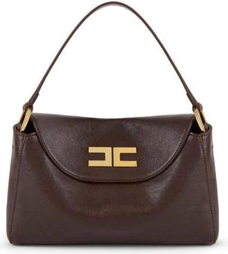Elisabetta Franchi Small Avenue Bag Hobo - Dames - Handtassen - Bruin - ONE Size - Leer - Tassen
