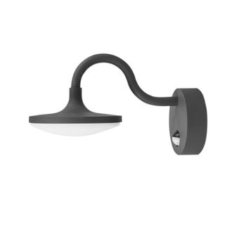 Lucande Lucande - L&aacute;mpara De Pared Exterior finny En Negro Aluminio